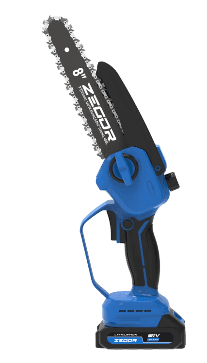 ZEGOR Акумуляторна пила 21v/шина 8*(20см) 1АКБ 24 міс гарантії CSMH-21BL-8