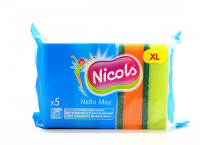 Губка Nicols Max 5шт