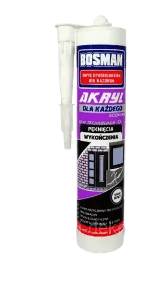 Акриловий герметик для зовн робіт BOSMAN ZEWNETRZNY
