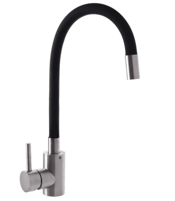 ЗМ11 Змішувач ZERIX SOP-7  З силік. нос BLACK