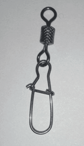 Карабін америк. з вертлюгом"Mildas"  №8 10шт