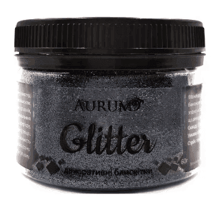 Глітер AURUM чорний  0,06кг