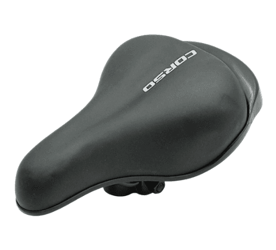 Сідло дитяче CORSO CLM-1618201 чорне з ручкою