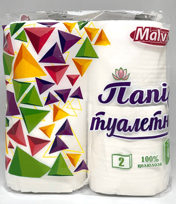 Туалетний папір Malvar 4шт