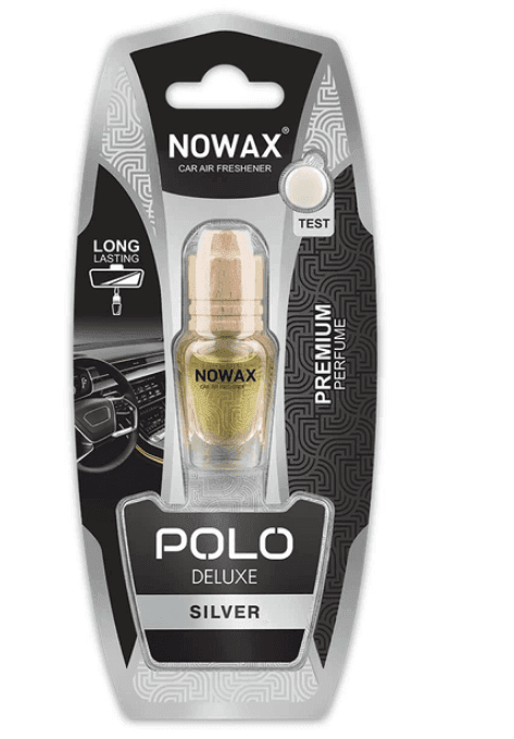 Ароматизатор повітря в блістері ТМ Nowax серія "Polo Deluxe "7 ml- Silver NX07821