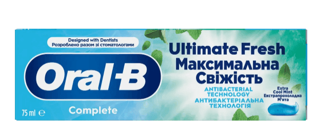 54854 ORAL-B Зубна паста ком. Максимальна свіжіть Прохолодна м'ята 75мл