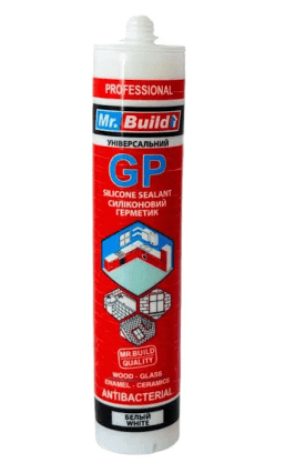 Герметик універсальний  MR.BUILD GP білий 280 мл антибактеріальний