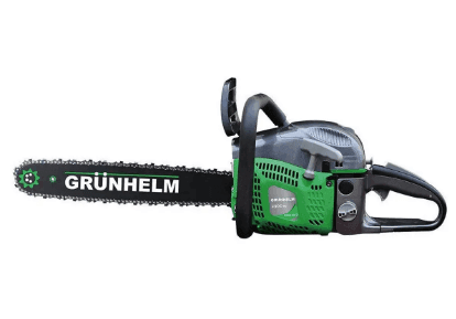 Бензопила ланцюгова Grunhelm GS62-18 потужність 3,5квт 45шина корпус з магнієвого сплаву