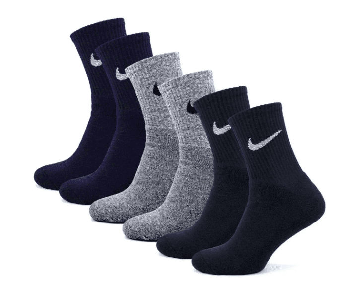 Шкарпетки Nike Sport 37-39 чол сірі/сині/чорні