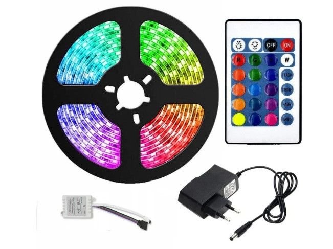 Світлодіодна лента 3528 60LED Комплект Кольорова