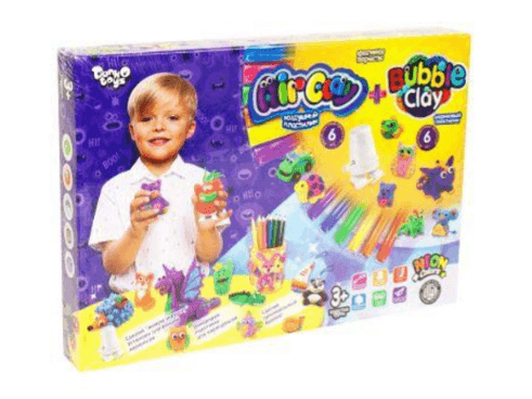 Набор пластилина ARBB-01-01-02 "Air Clay" + "Bubble Clay", рус.