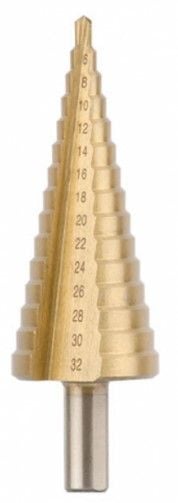 Свердло конусне титанове 4-32мм