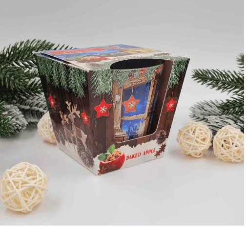 Свічка в стакані із запахом Charming Christmas 115г 30годин Польща