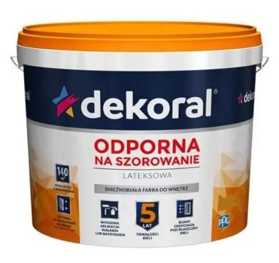 Фарба Декорал Латексна сніжнобіла 5л