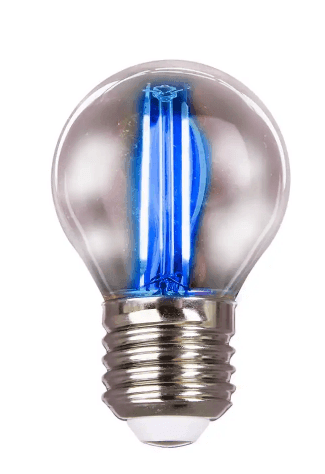 LED Лампа Velmax 2вт е27 синій 21-41-34