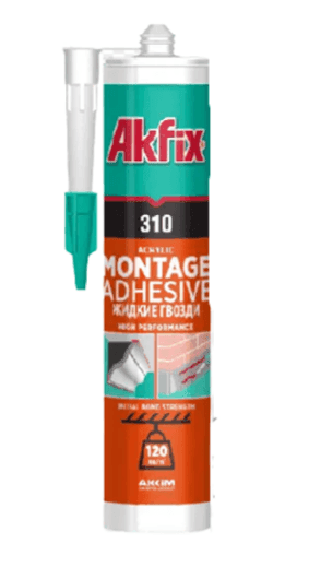 Автомобільний герметик Akfix - 310 мл білий