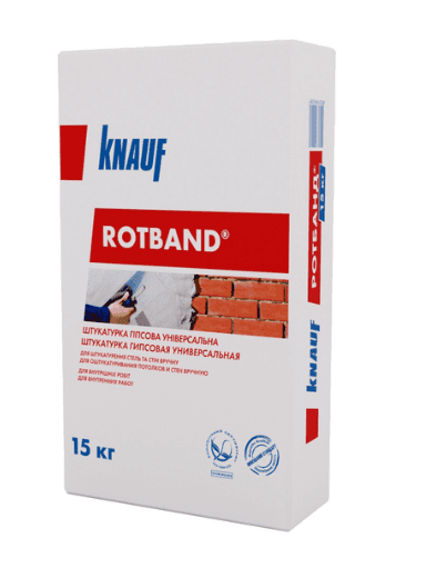 Knauf Rotband 25кг штукатурка гіпсова внутрішня
