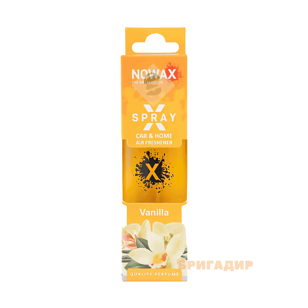 Ароматизатор повітря з розпилювачем в коробці NOWAX серія "X Spray"-Vanilla 50ml NX07591