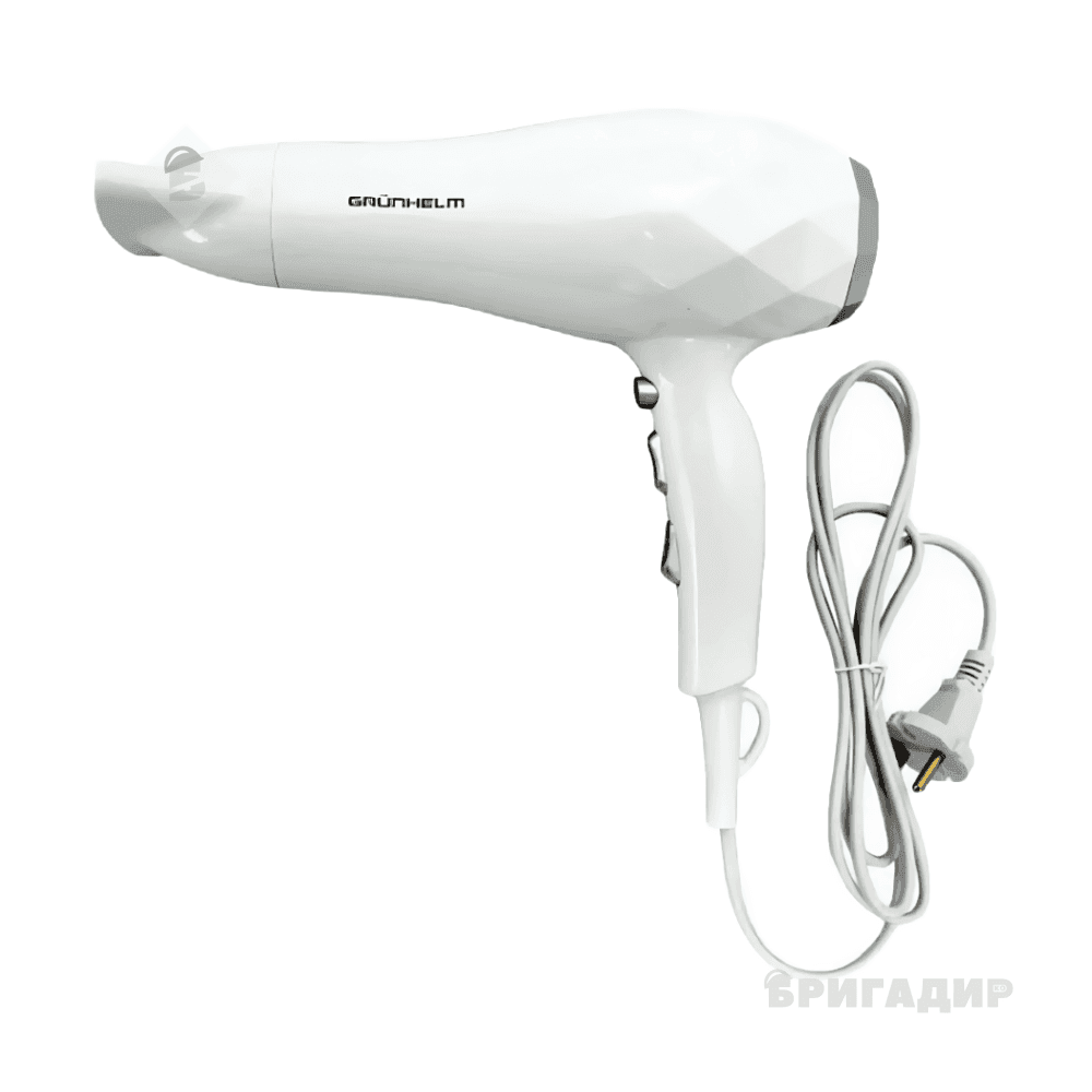 Grunhelm GHD-576Фен для суш. волосся 2200Вт, 2шв. 3 реж. тепла ДИФУЗОР
