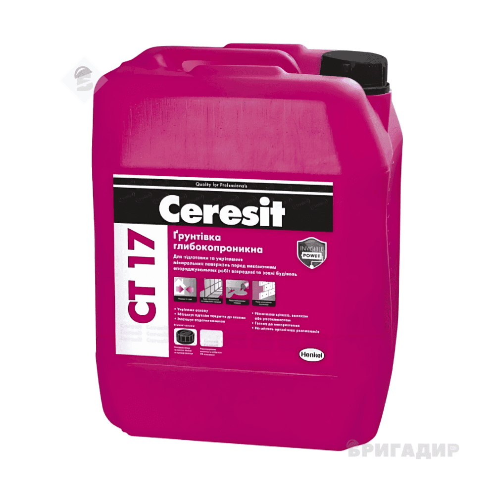 Ceresit CT 17 Грунтовка глибопроникна, 5л