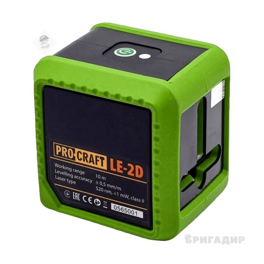 Лазерний рівень PRO-CRAFT LE-2D GREEN LINE NEW