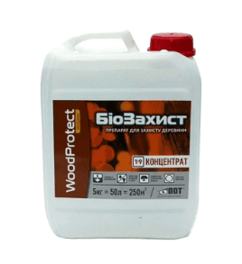 БІОЗАХИСТ ДЛЯ ДЕРЕВИНИ З МАРКЕРОМ 1:9 5Л ВЕСТБУД