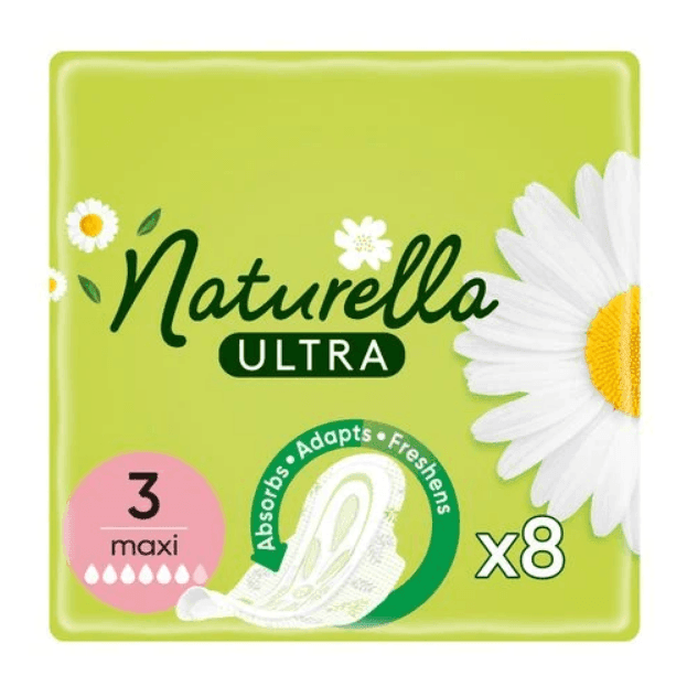 25099 NATURELLA Ультра Жіночі гіг. прокл. ароматизованi Camomile Максі Single 8шт