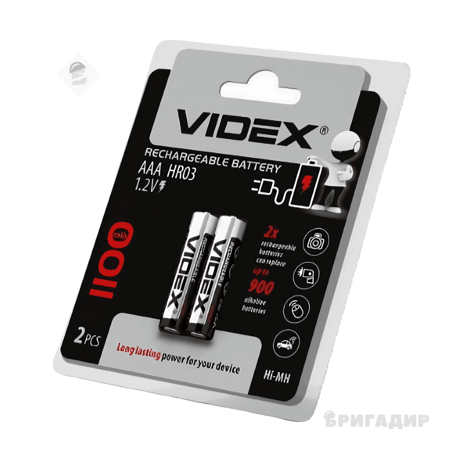 Акк. Videx R03 1100mAh(ціна за штуку )