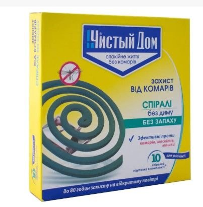Спіраль від комарів Чистий Дім