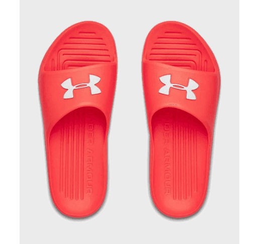 Тапочки Сині Under armour (червоно-білі)