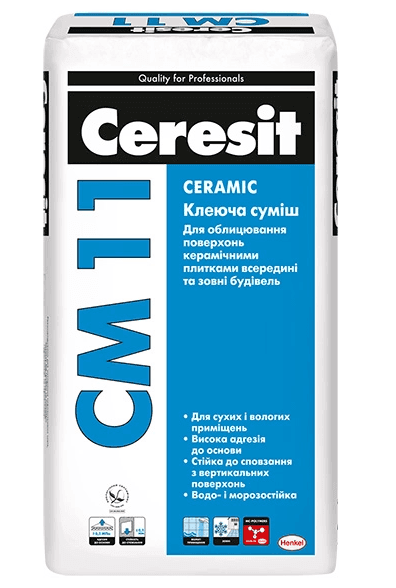 Ceresit CM 11 КЛЕЮЧА СУМІШ ДЛЯ ПЛИТКИ 5 КГ