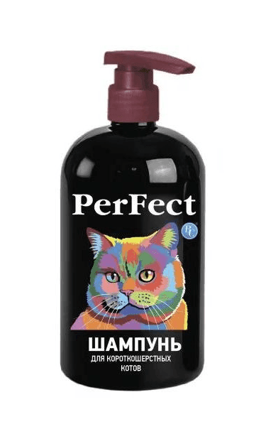 PerFect Шампунь для короткошестних котів 250мл