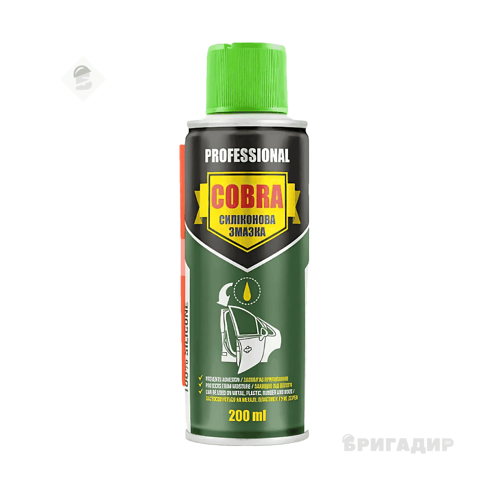 Силіконова змазка, SILICONE SPRAY COBRA, 200ml NX20700