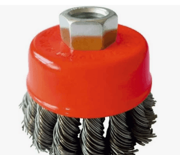 Щітка торцева із плетеної проволки 125мм М14 WERK 40386