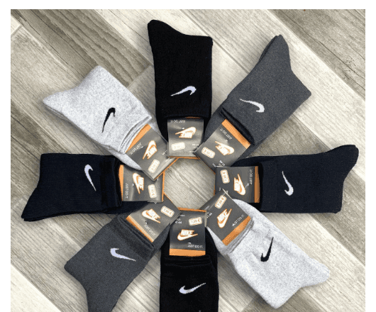 Шкарпетки чоловічі спортивні махрові бавовна Nike, розмір 41-44, асорті 011204