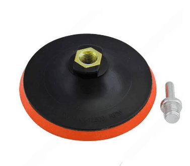 Насадка для дрелі та УШМ з липучкою 125мм висота платформи 2мм 140-2