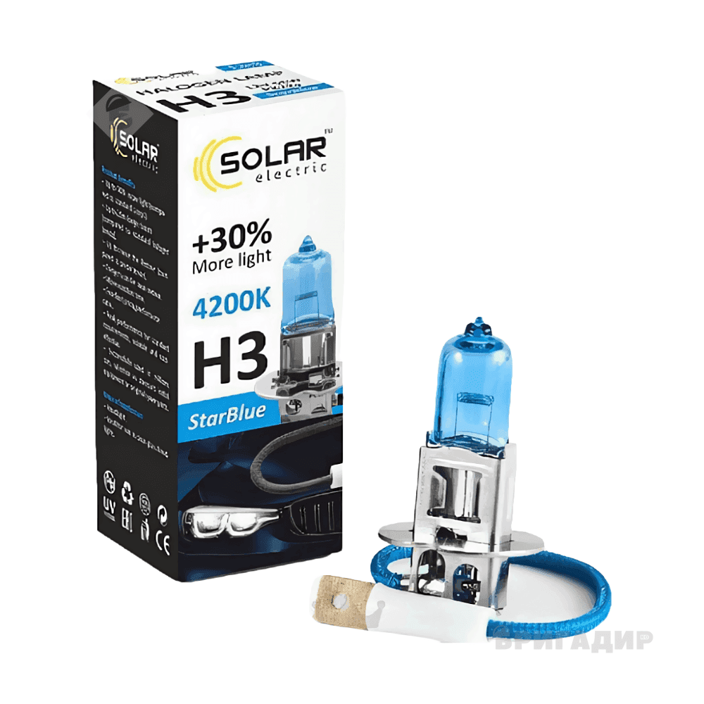Лампочка SOLAR H3 12V 55W