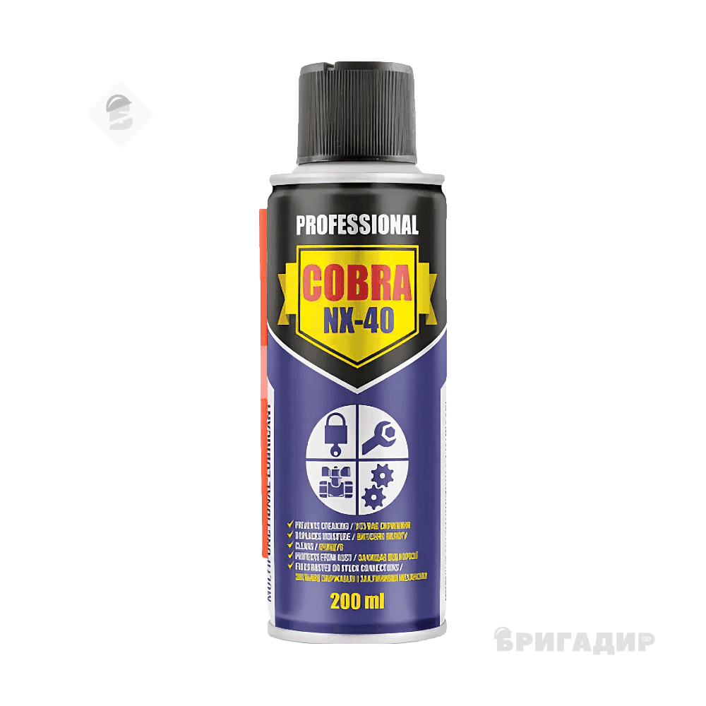 Спрей багатофункціональний,MULTIFUNCTIONAL LUBRICANT COBRA NX-40,200ml (24шт.) 20600