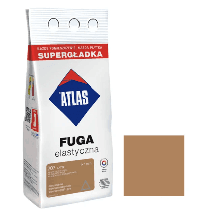 Затирка Elastyczna (1-7 мм) ATLAS 207 лате 2 кг