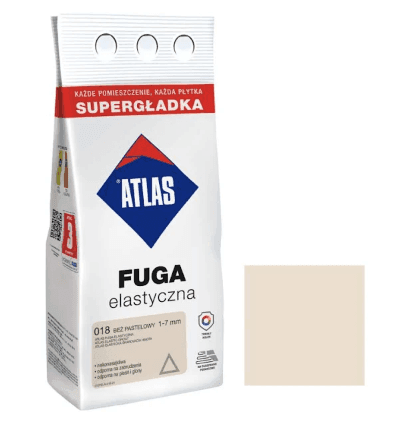 Затирка Elastyczna (1-7 мм) ATLAS 118 жасминова 2 кг