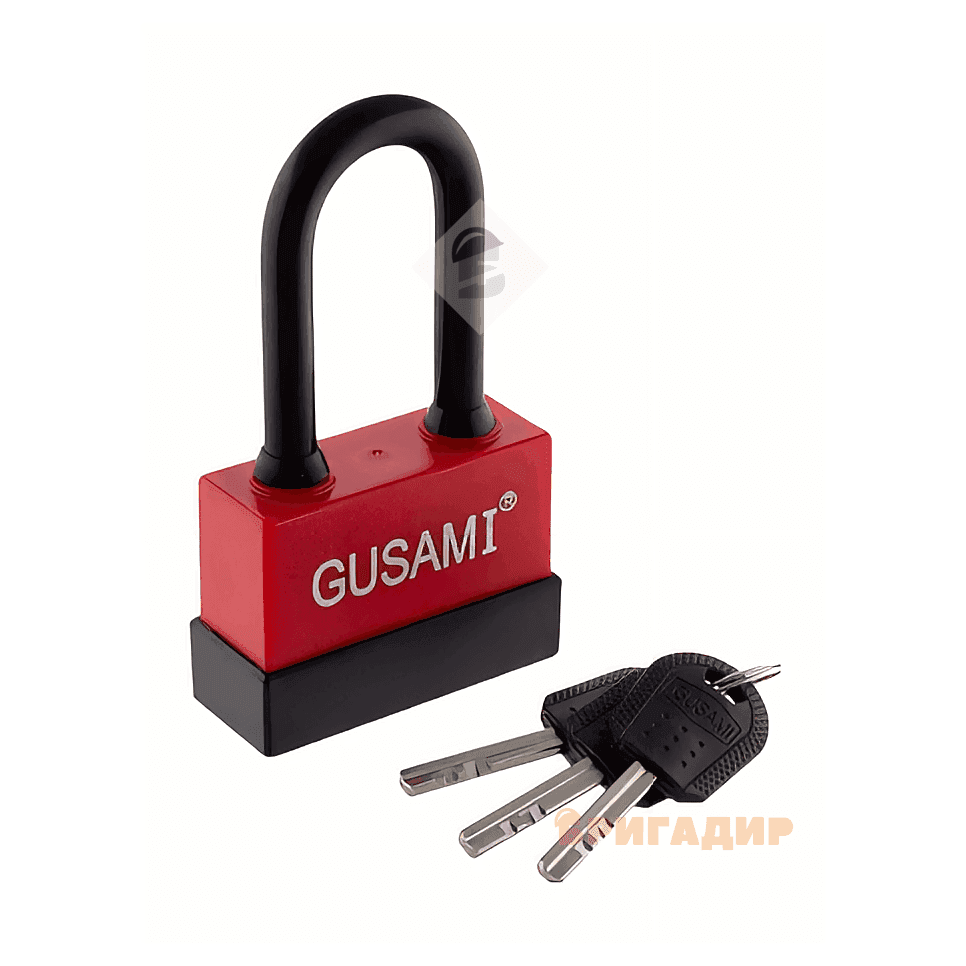 А6  Замок навісний Gusam 50mm ДОВГЕ ВУХО