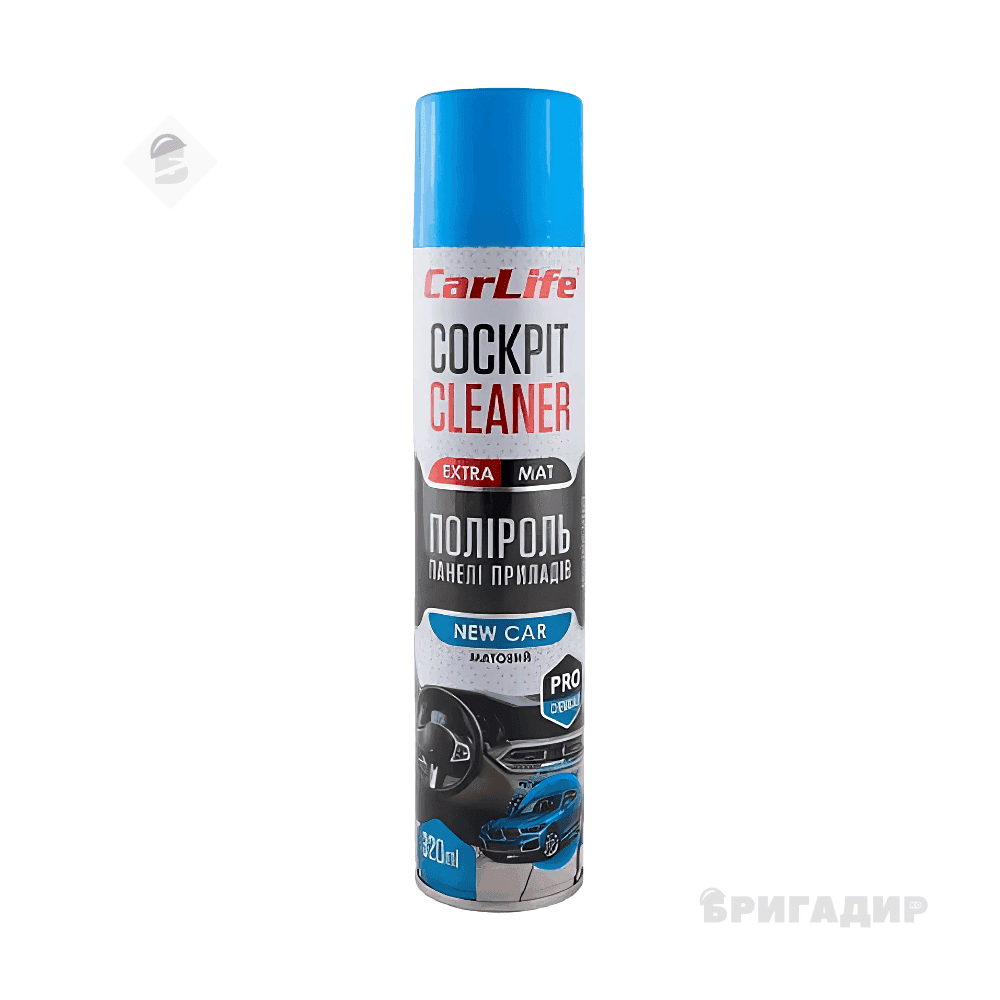 Поліроль панелі приладів CarLife Нова машина. Cockpit Cleaner EXTRA MAT 320ml CF344