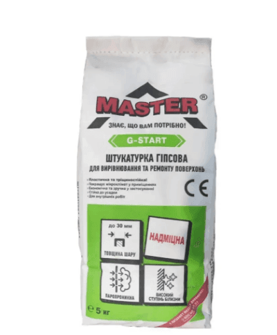 Гіпс МАСТЕР G-START 5кг старт