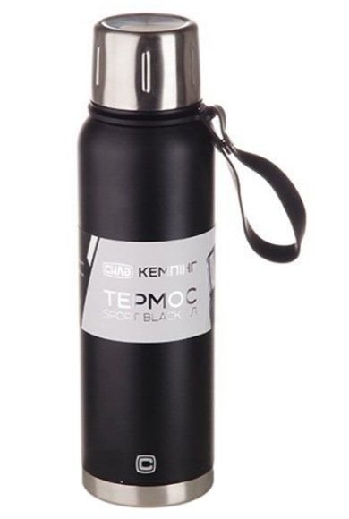 Термос Сила 1000мл Sport Black