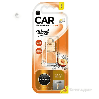 Ароматизатор Aroma Car Wood 6ml Ice tea Peach