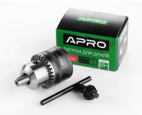 Патрон для дрелі APRO швидкозажимний 3/8-24 1-10мм