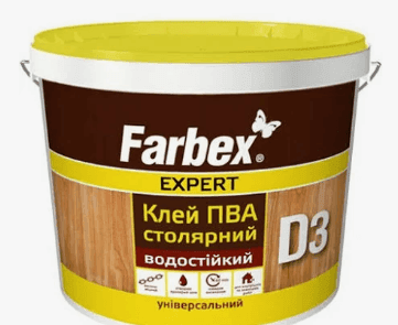 Клей столяр ПВА Фарбекс 1кг