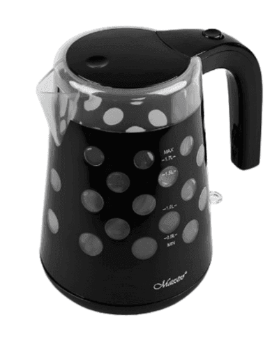 Чайник 1,7л диск Maestro MR-045 Black/White