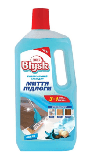 Універсальний засіб для миття підлоги Океан 1.5л Super Blysk 51561