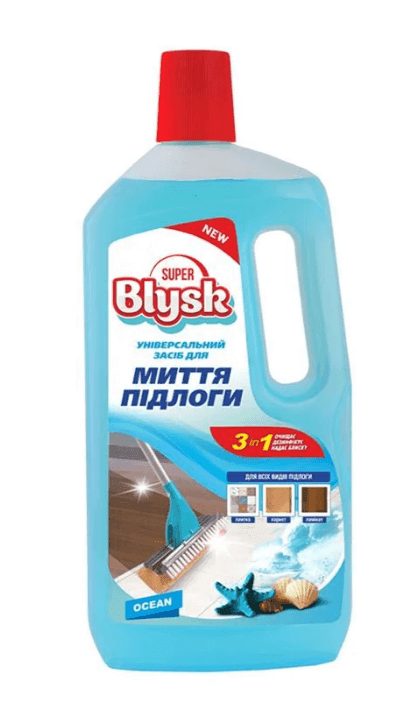 Super Blysk Універсальний засіб для миття підлоги Океан 1л